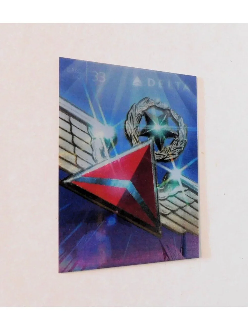 Delta Air Lines Boeing 747-400 Holographic 2015 Pilot Collector Card #33